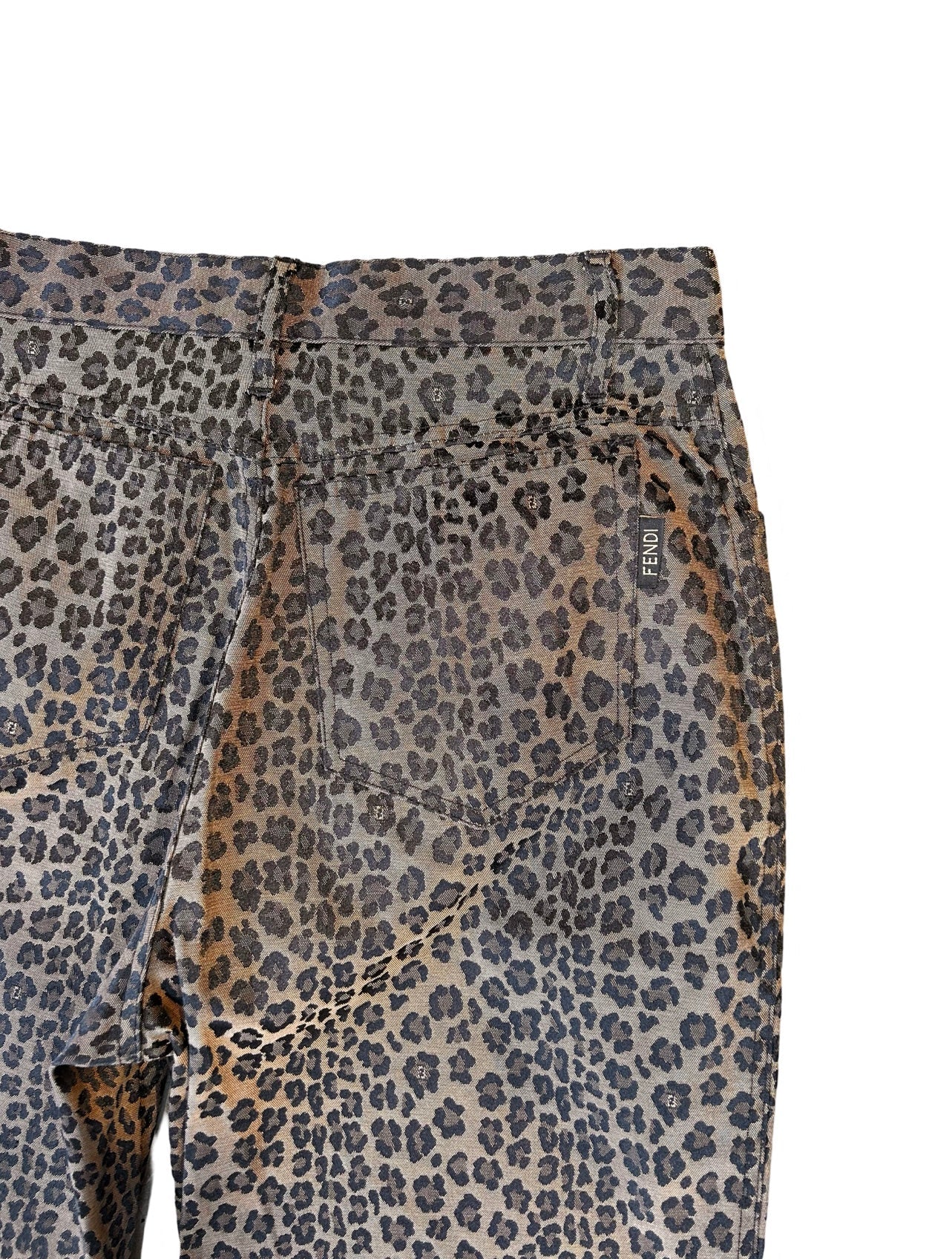Monogram Cheetah Trousers