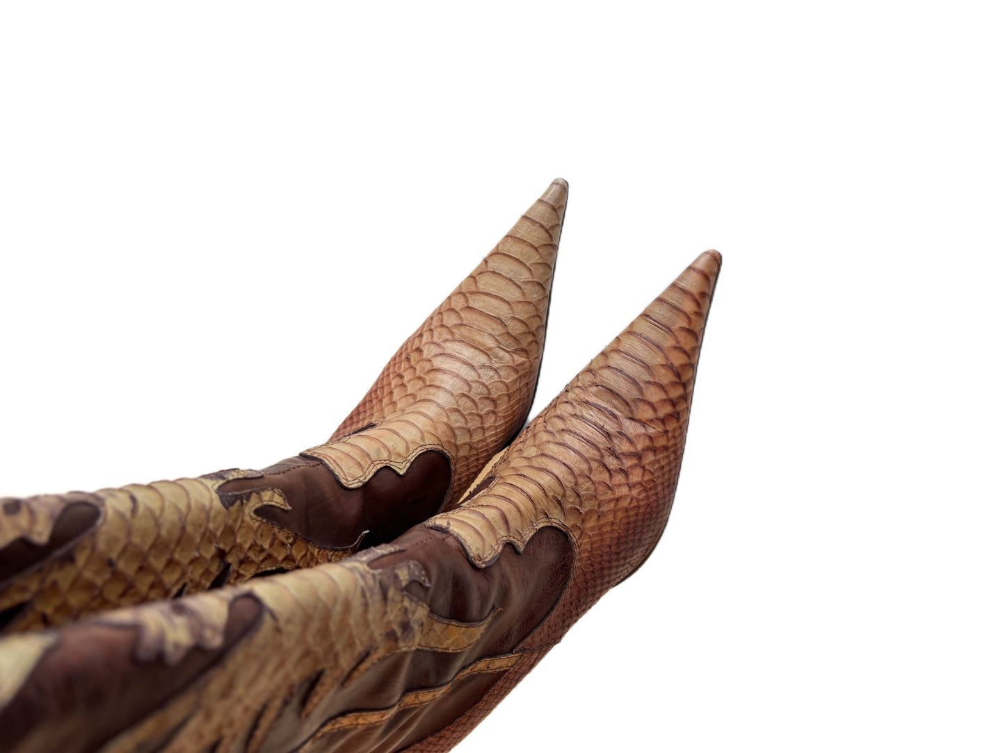 Brown Leather Cowboy Boots