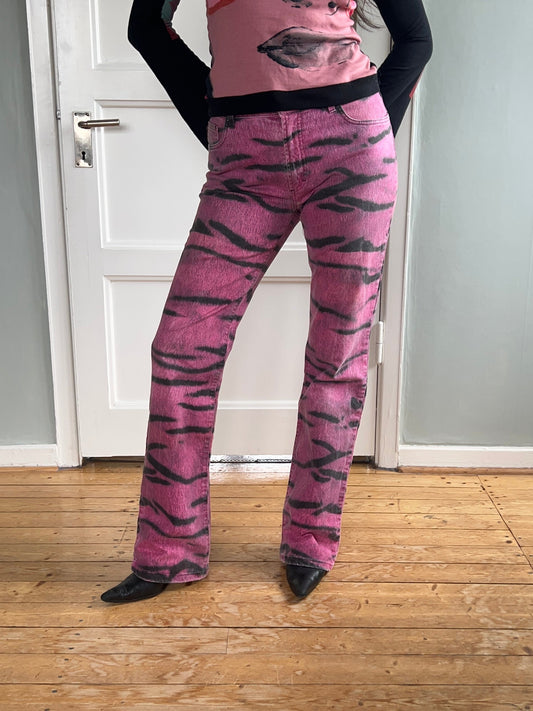 Pink Zebra Jeans