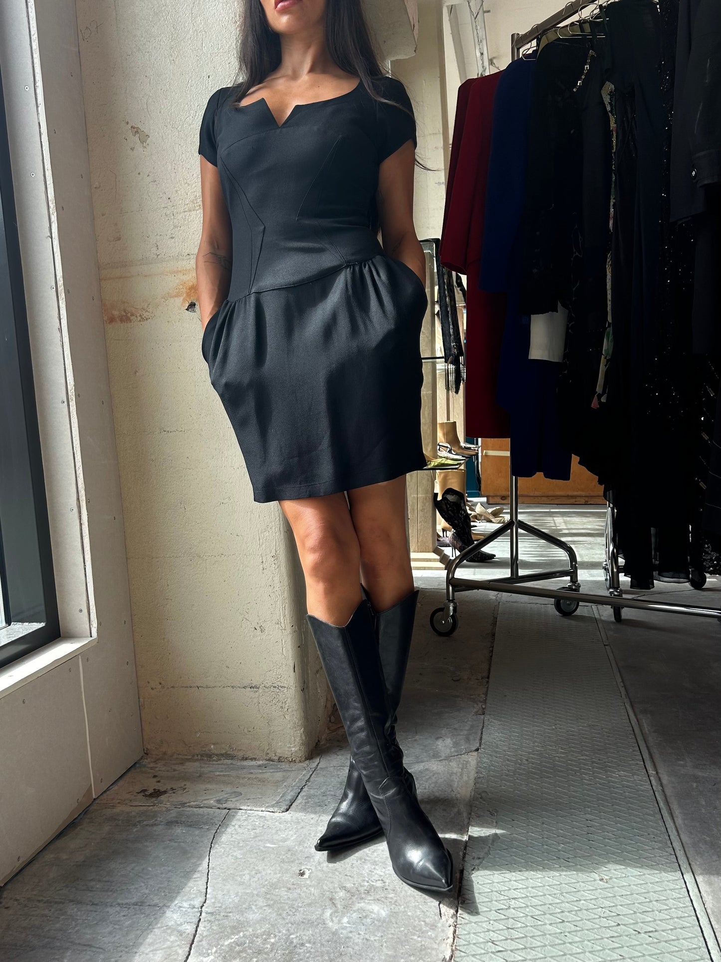 Multi Detailed Mini Dress