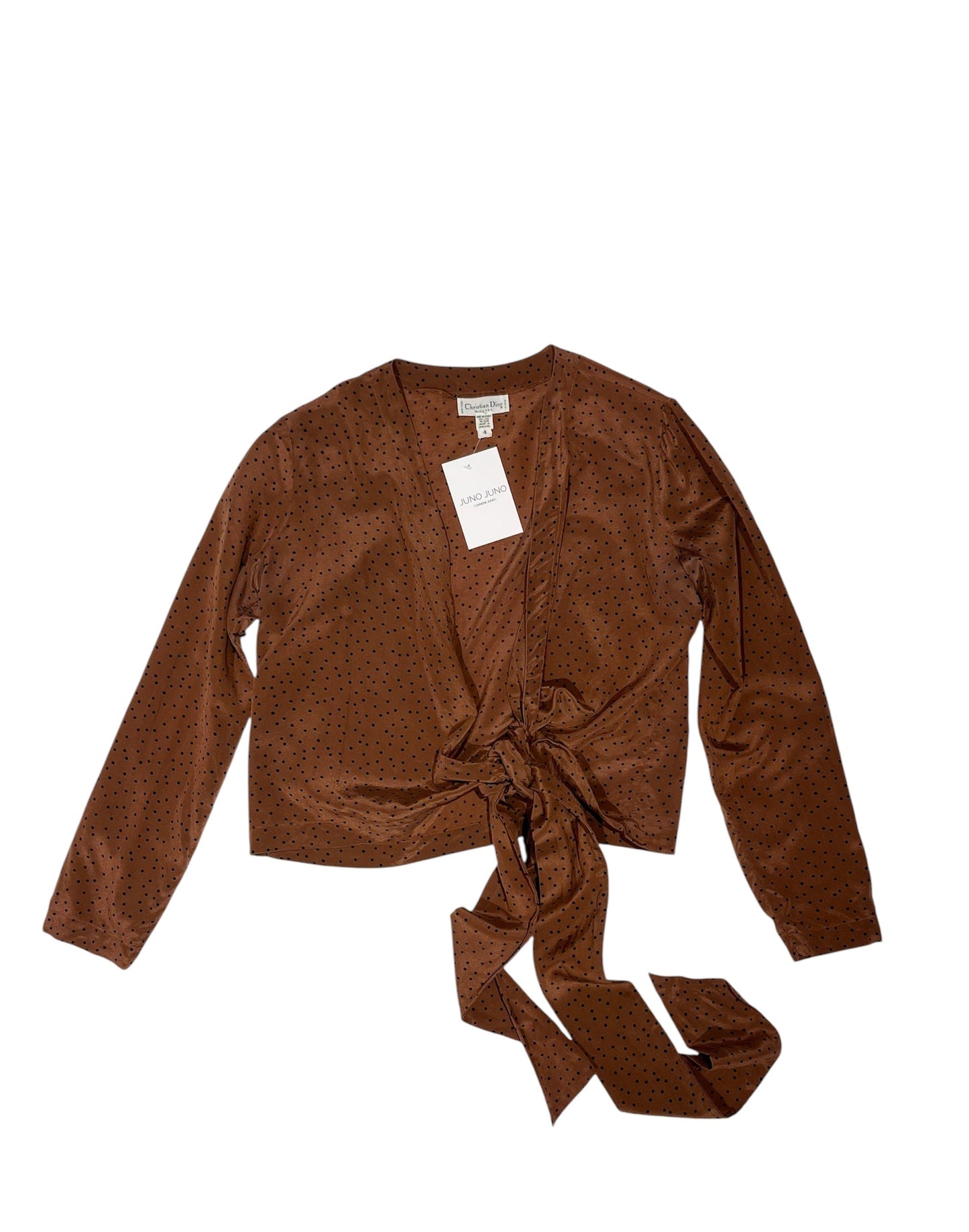 Silk Polka Dot Blouse