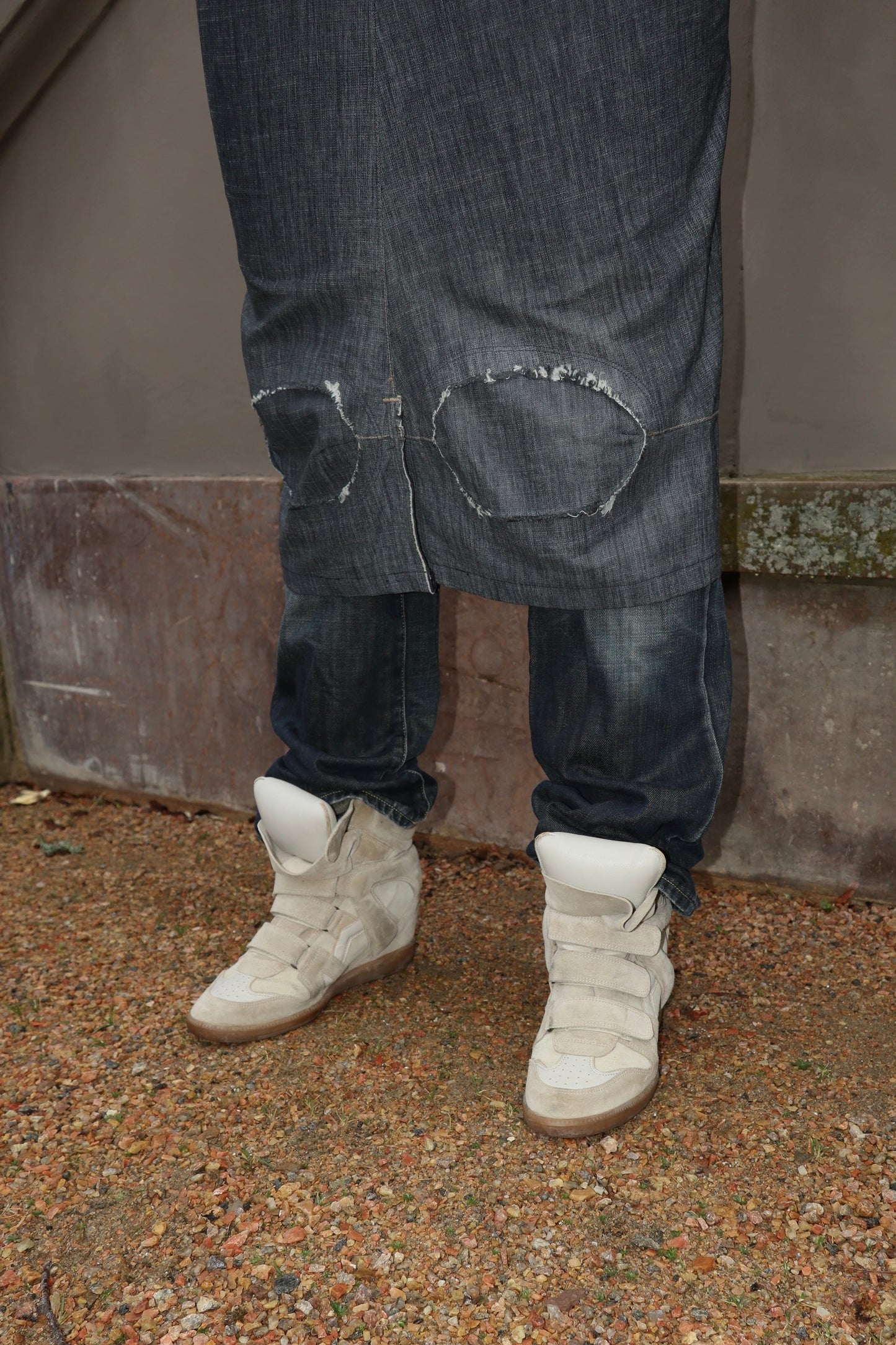 Denim Pinafore Dress