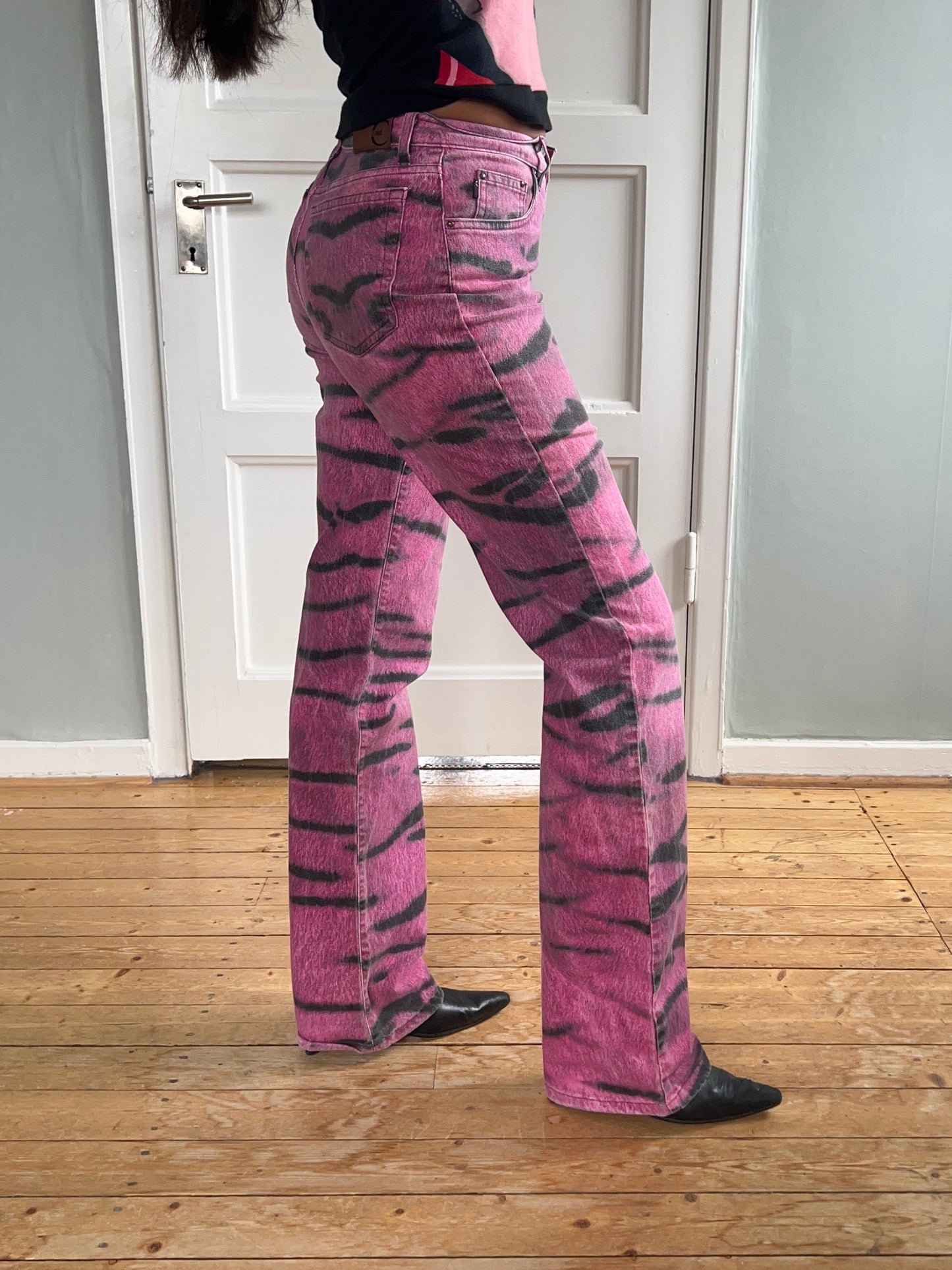 Pink Zebra Jeans