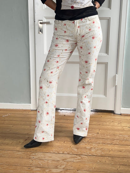 Flowerprint Jeans