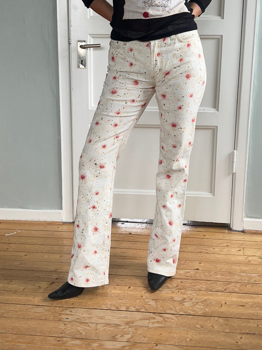 Flowerprint Jeans