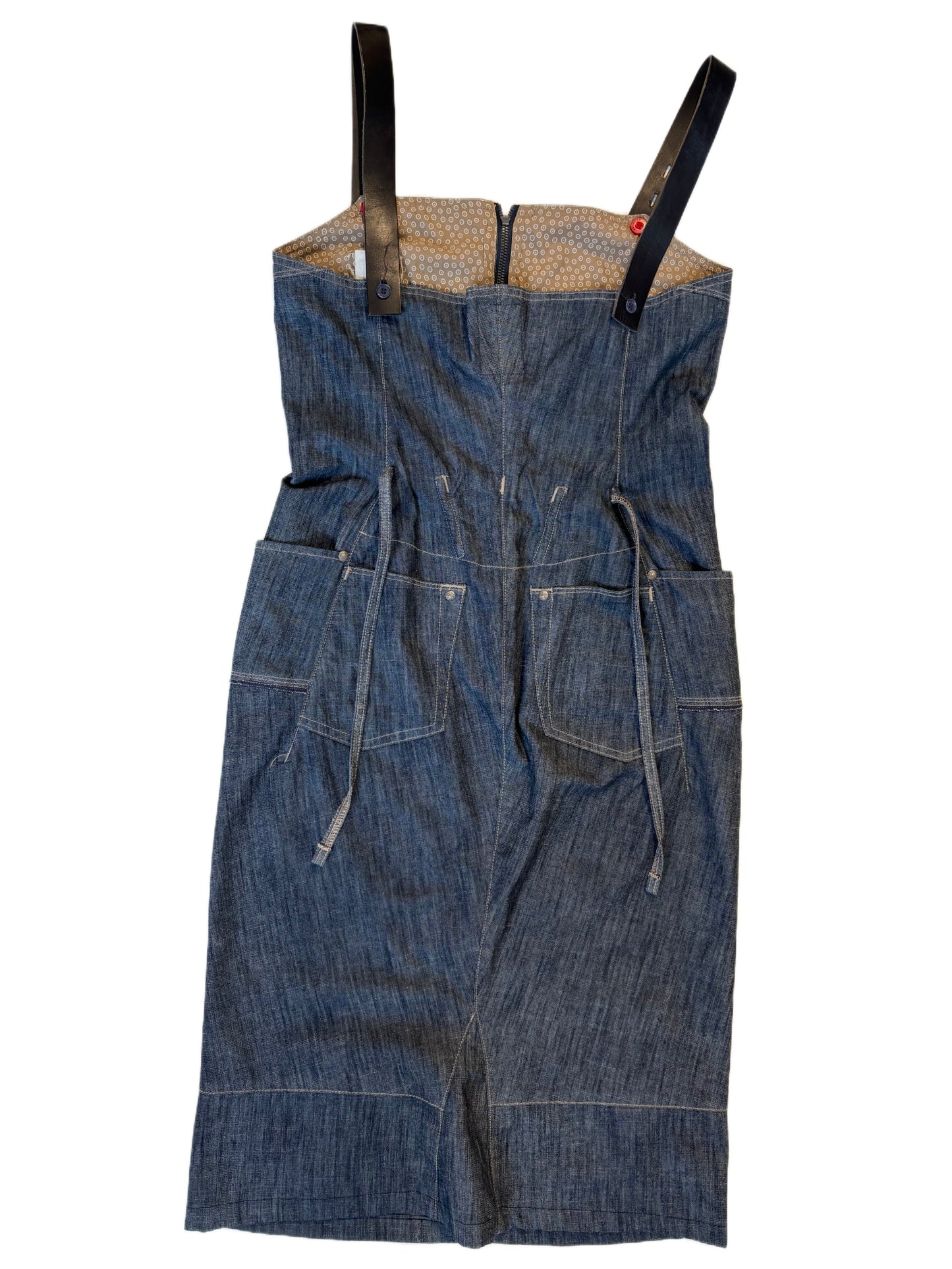 Denim Pinafore Dress