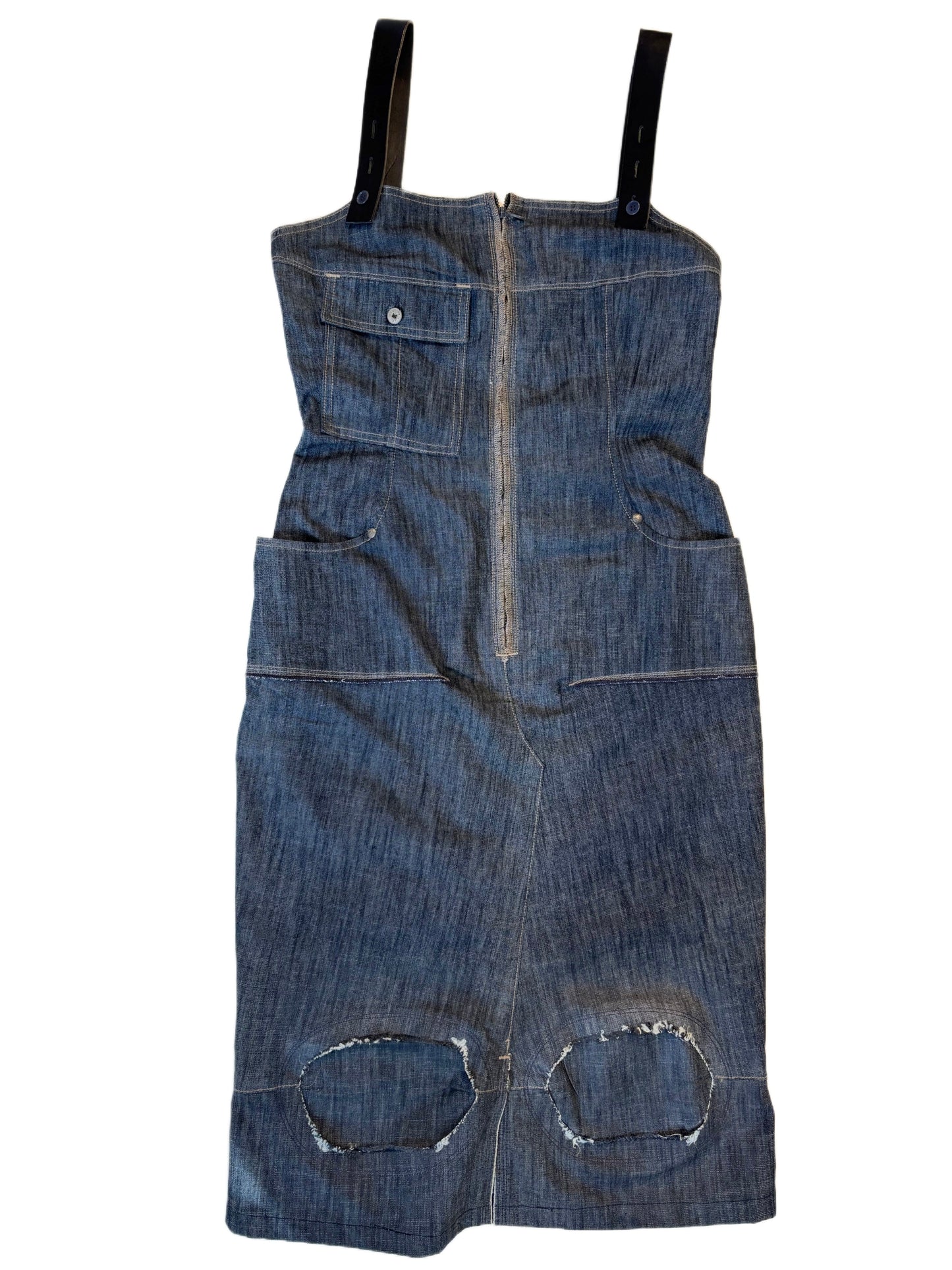 Denim Pinafore Dress