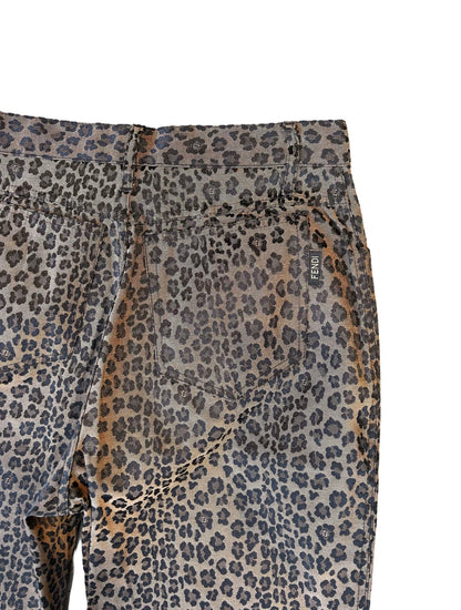 Monogram Cheetah Trousers
