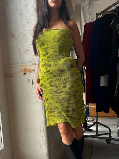 Corset Tube Silk Dress