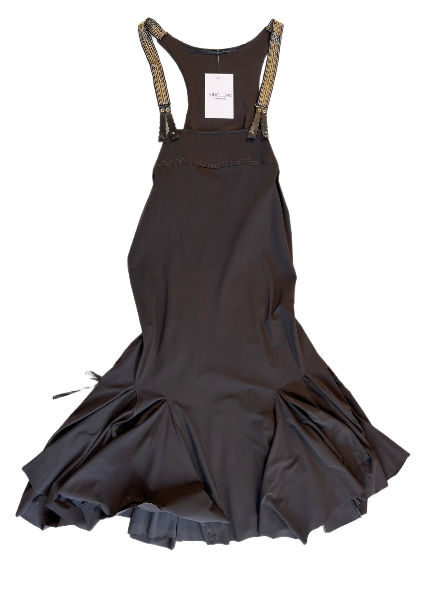 Brown Suspender Dress