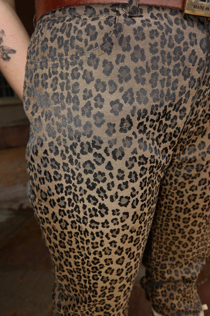Monogram Cheetah Trousers