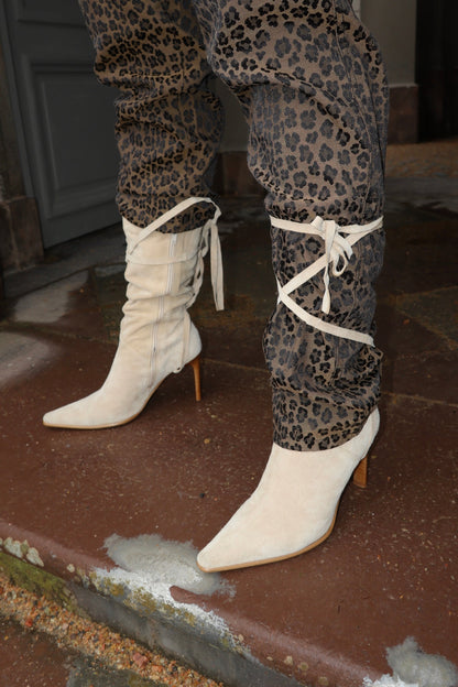 Monogram Cheetah Trousers