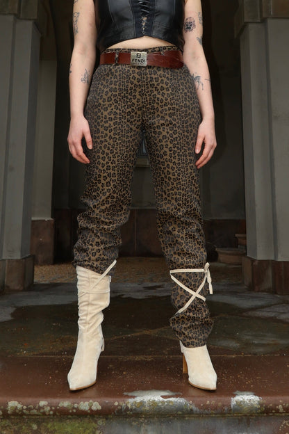 Monogram Cheetah Trousers