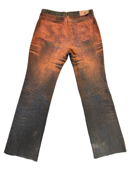 Burnt Gradient Denim Jeans