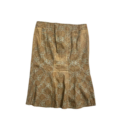 Golden Midi Skirt