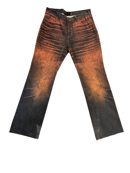 Burnt Gradient Denim Jeans